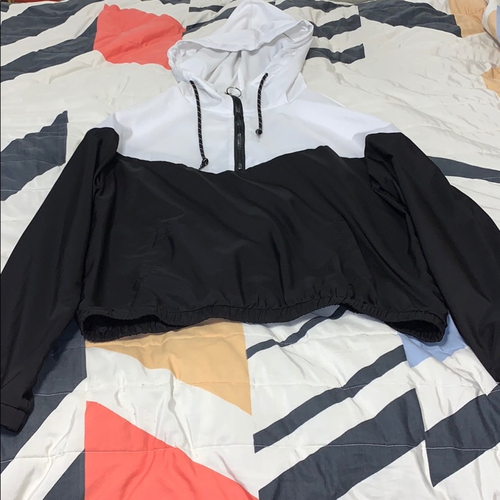 Shein Ring Hooded Windbreaker